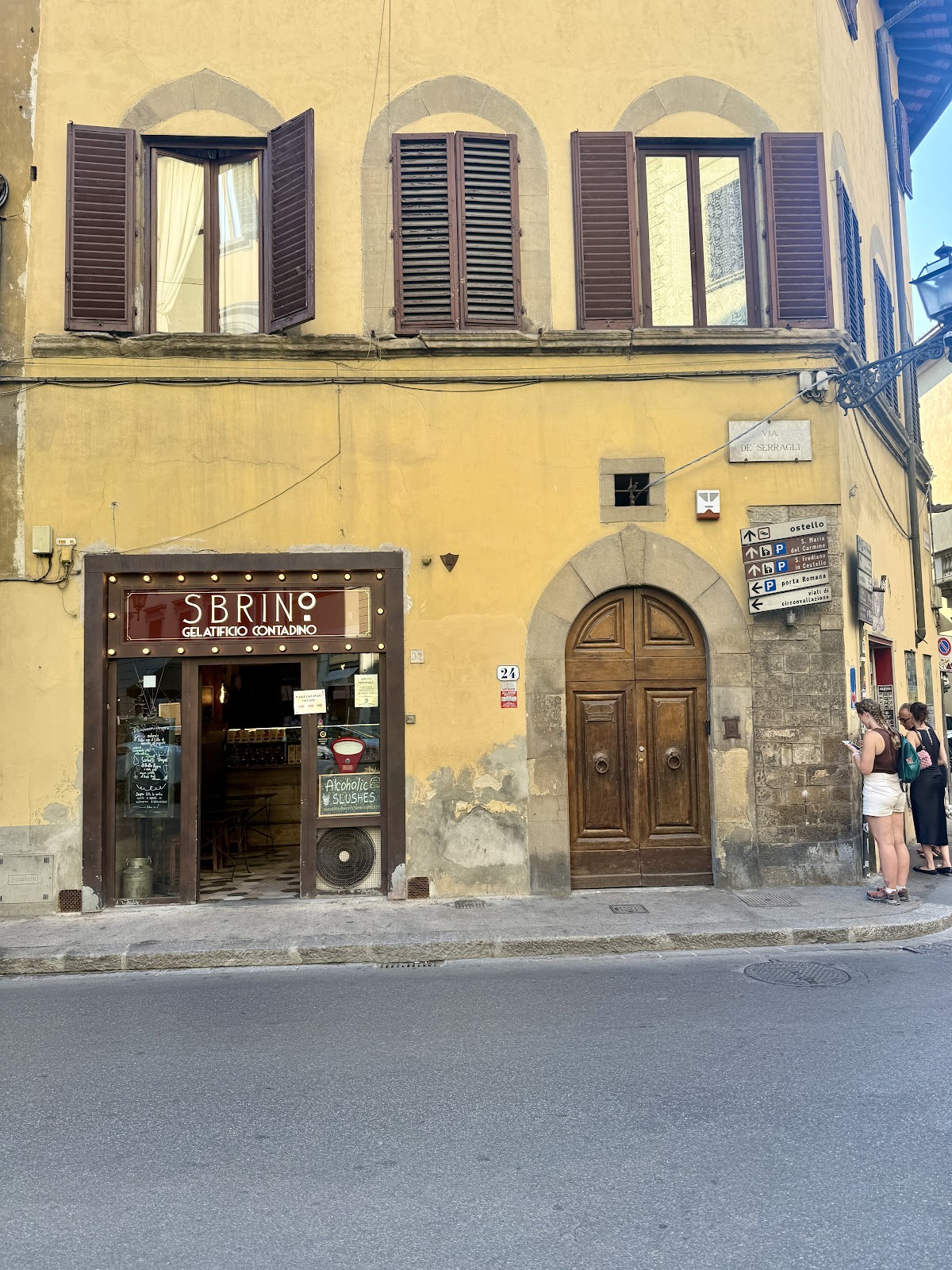 Il locale in servizio.