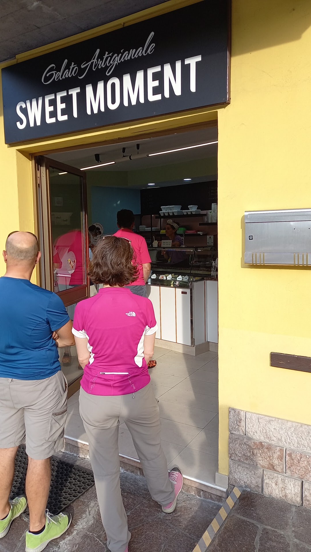 Un dettaglio del banco.