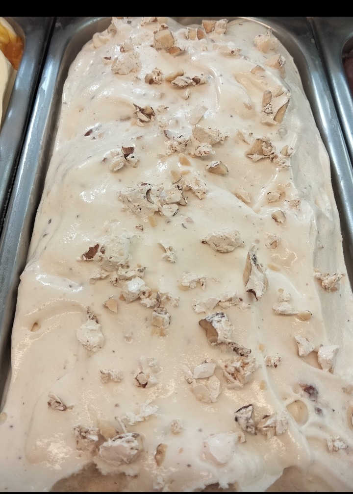 Il gelato servito.