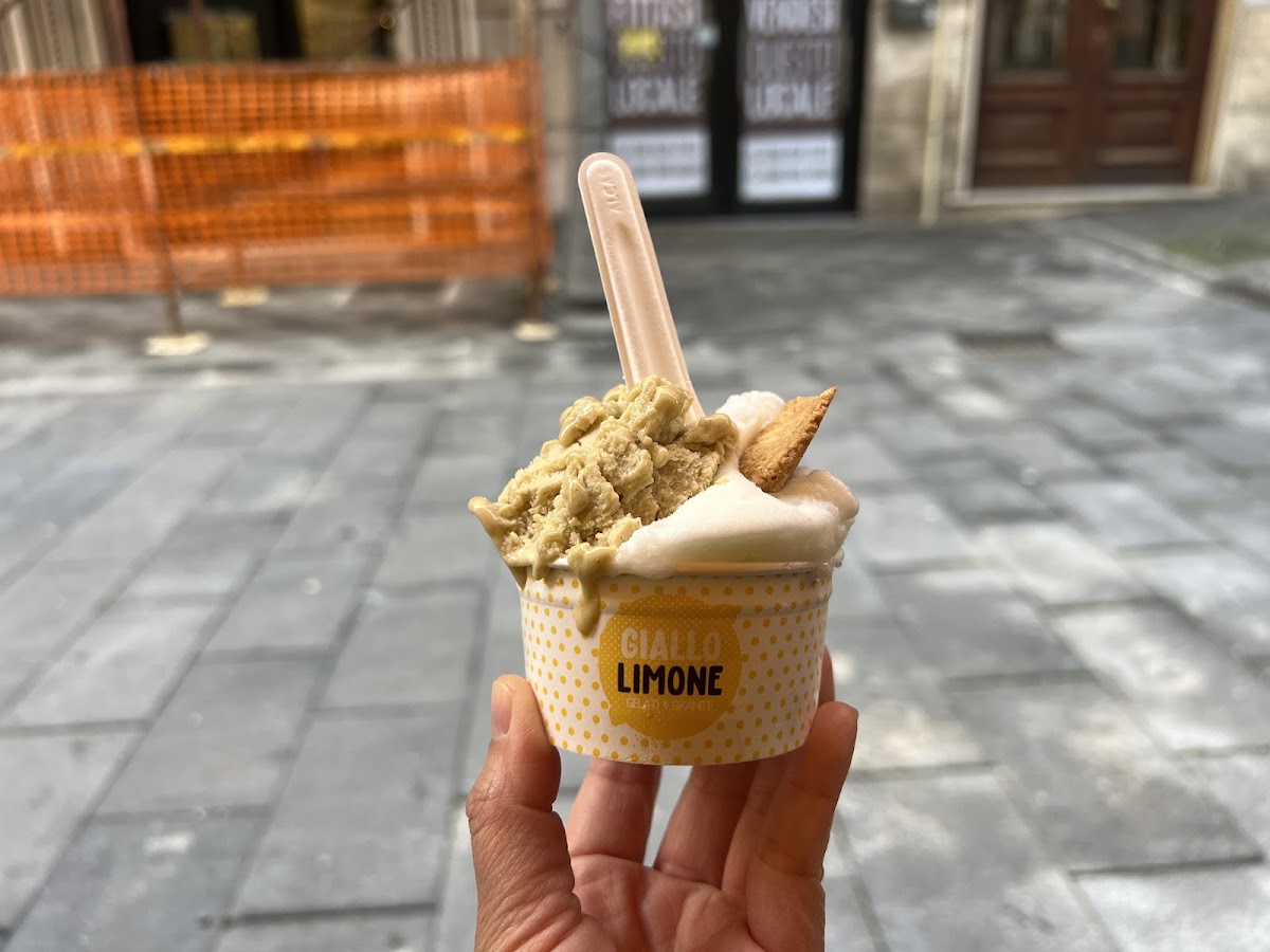 Il gelato servito.