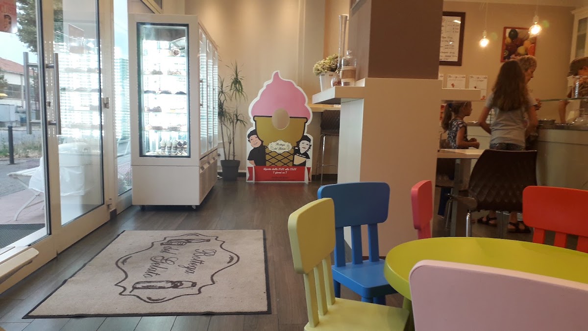 Il gelato servito.