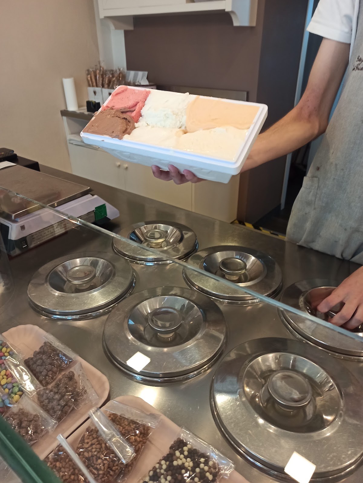 Il gelato della casa.