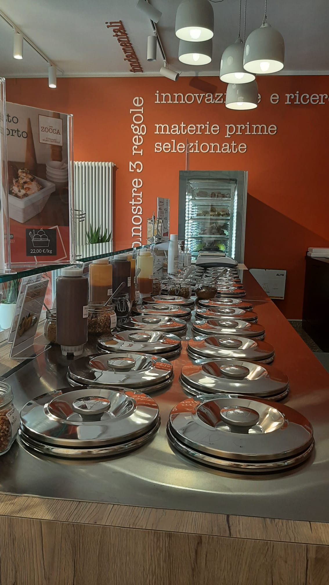 Il locale visto dall'interno.