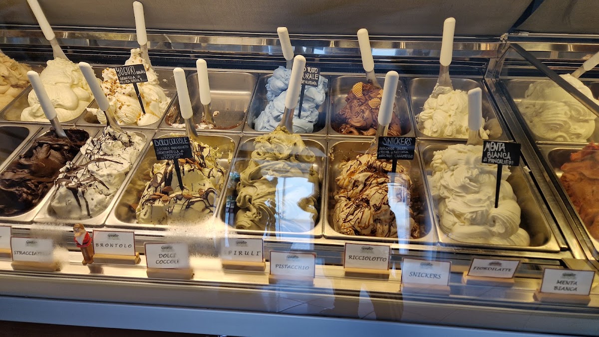 Il gelato servito.