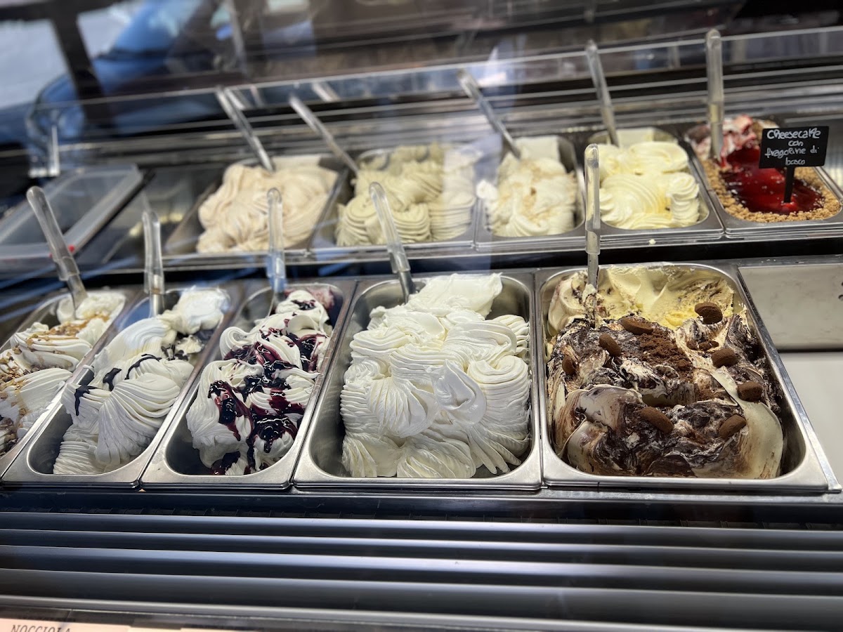 Il gelato servito.