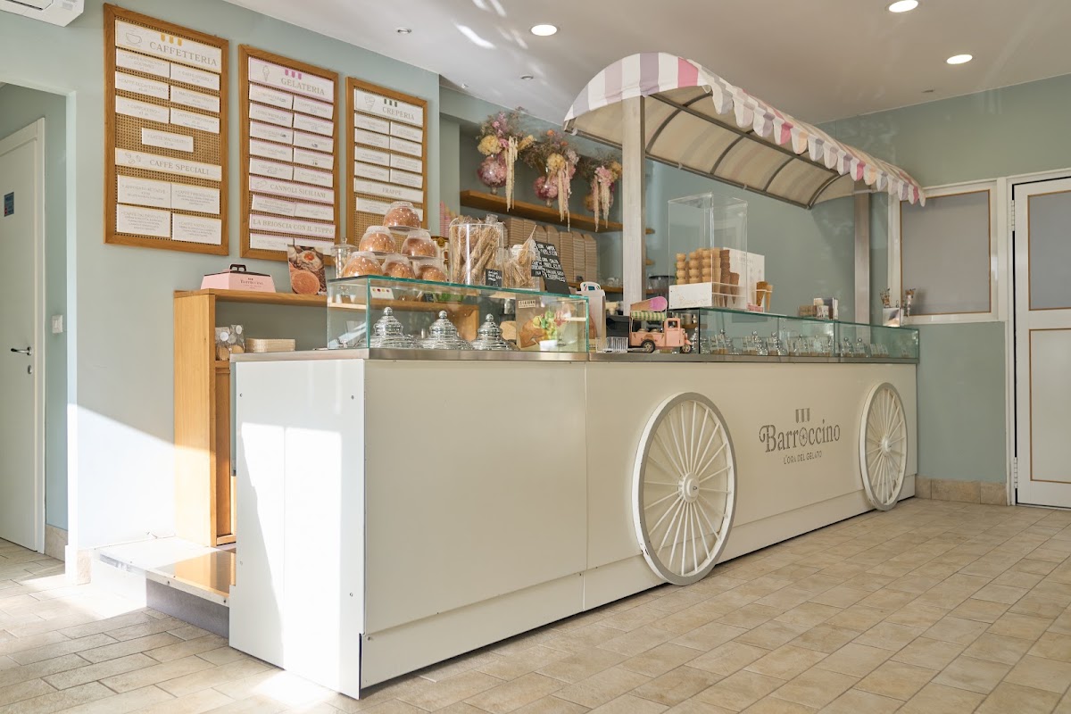 Il gelato servito.