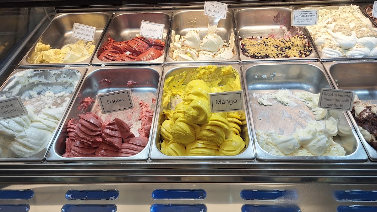 Il gelato servito.