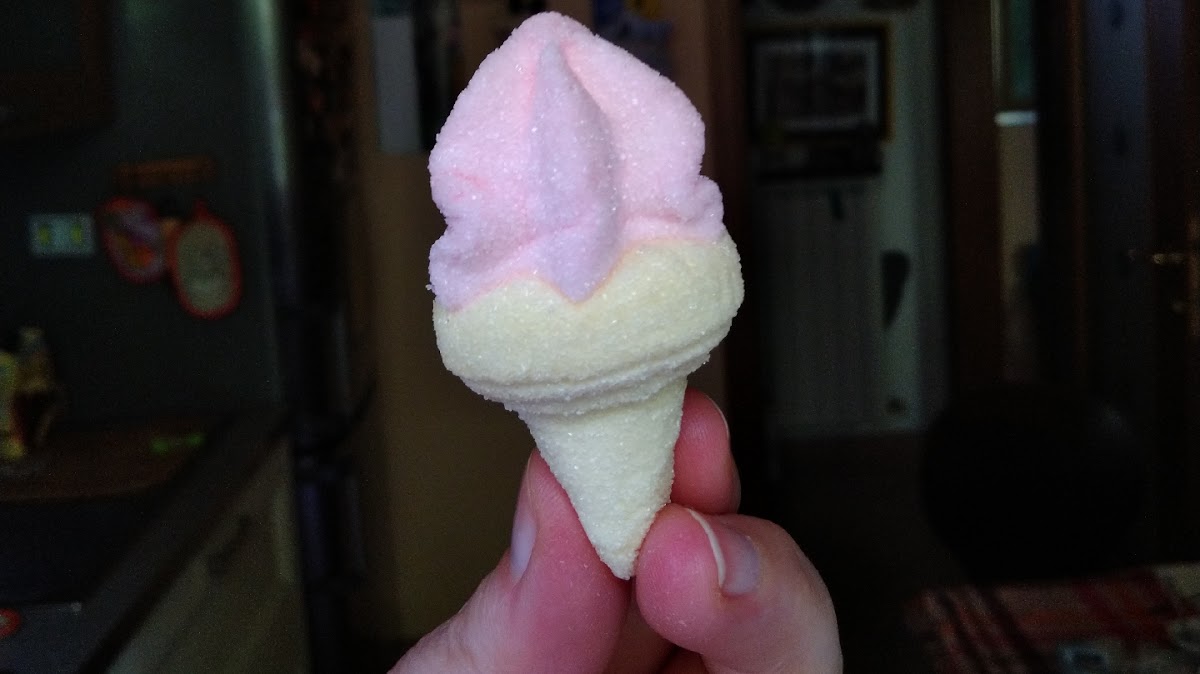 Il gelato servito.