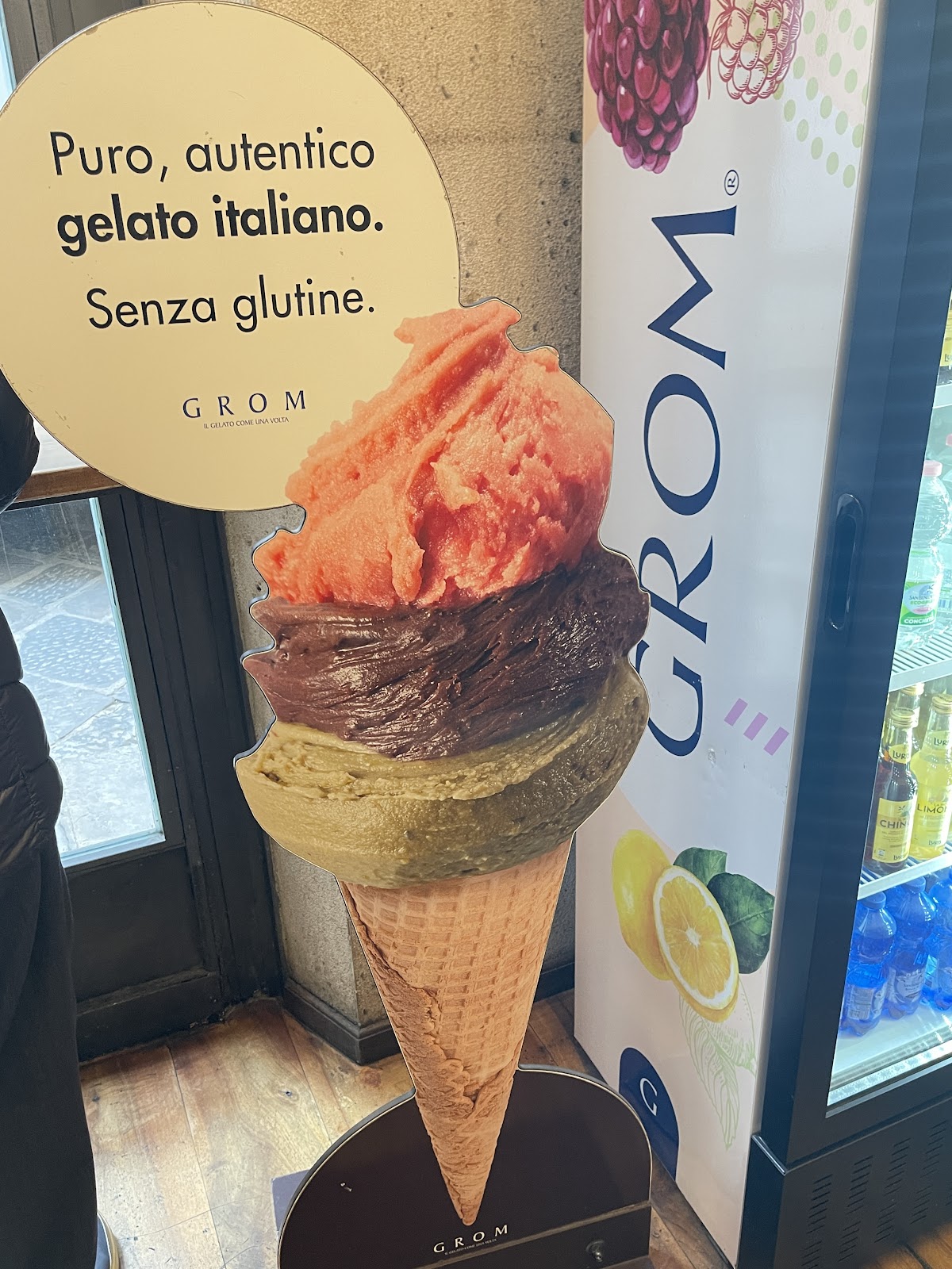 Un dettaglio del banco.