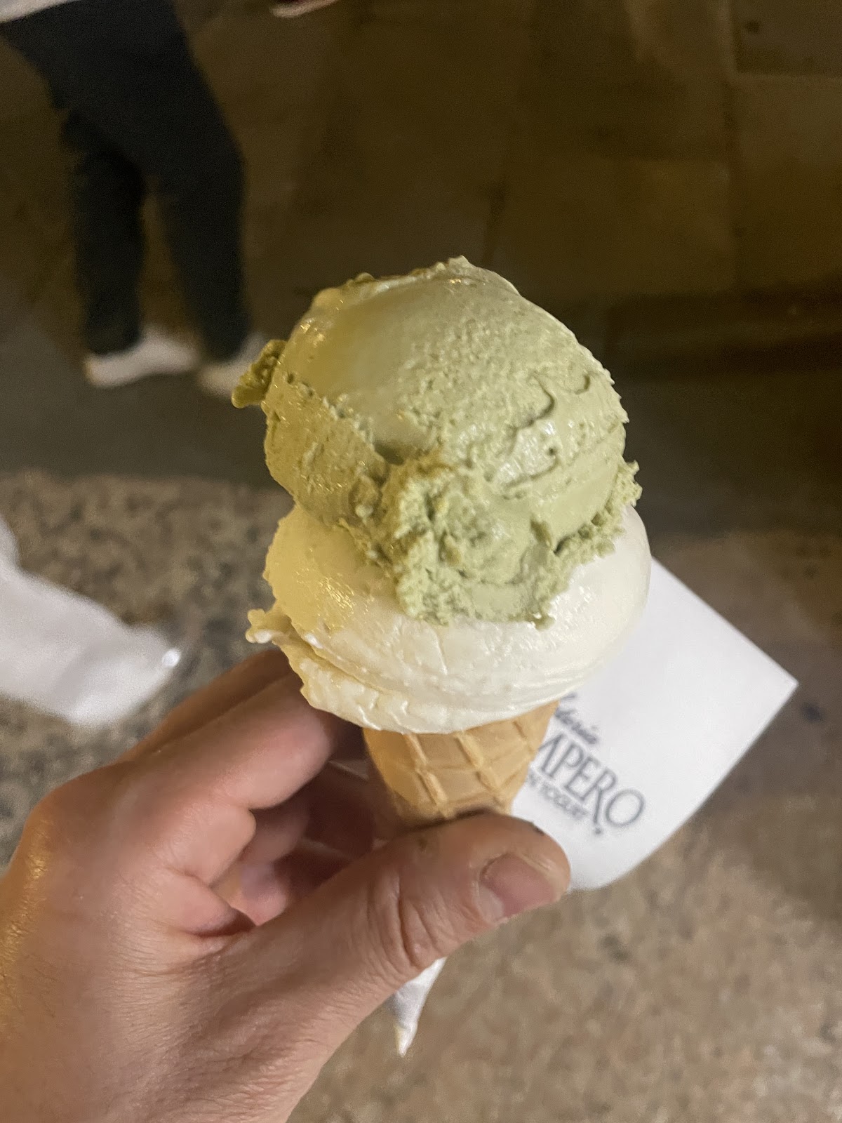 Il gelato della casa.