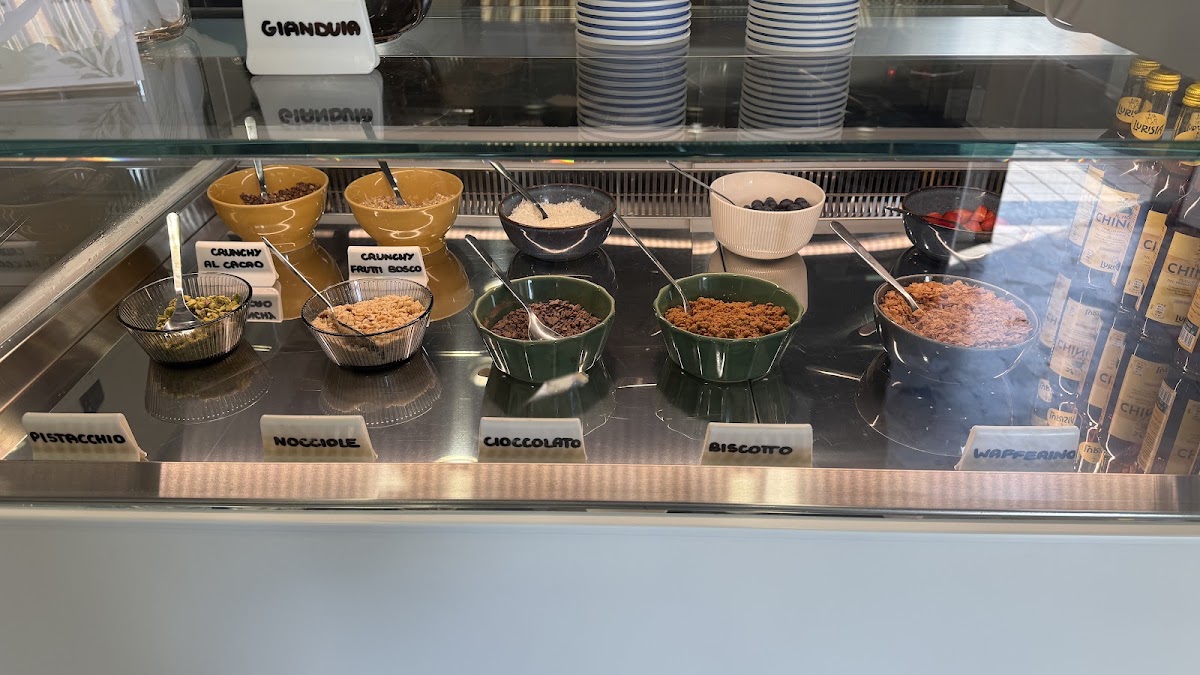 Il gelato servito.
