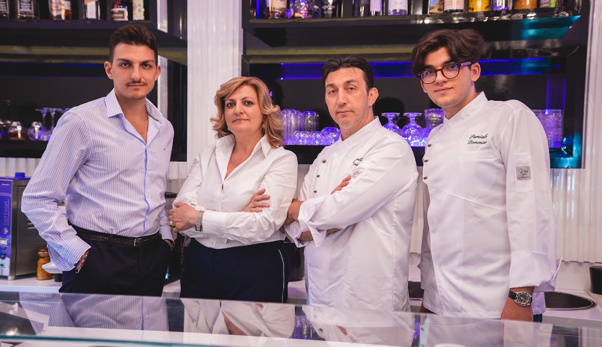 Il gelato servito.