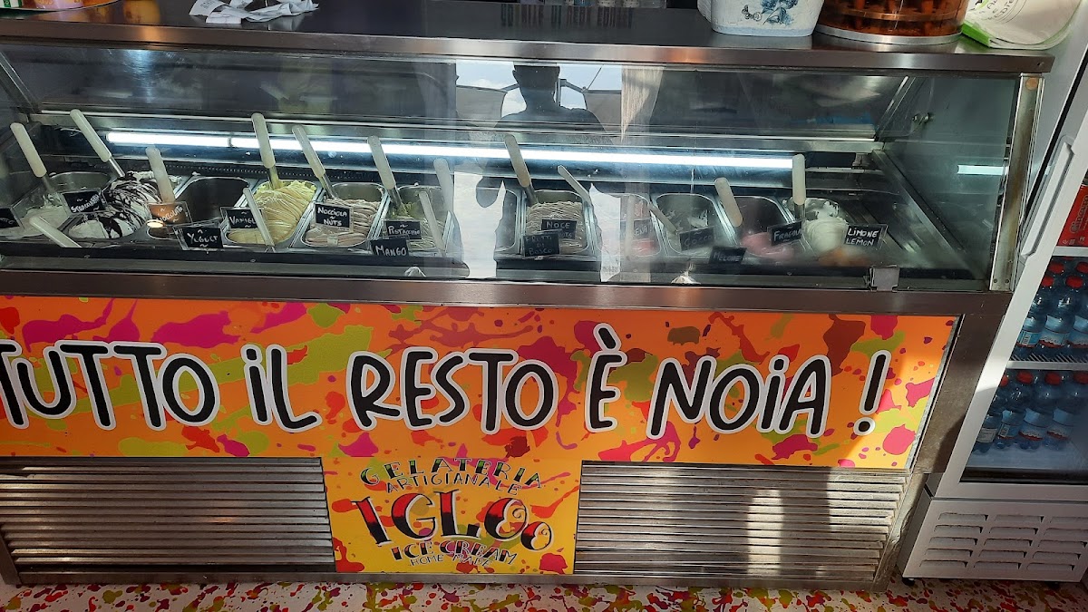Un dettaglio del banco.