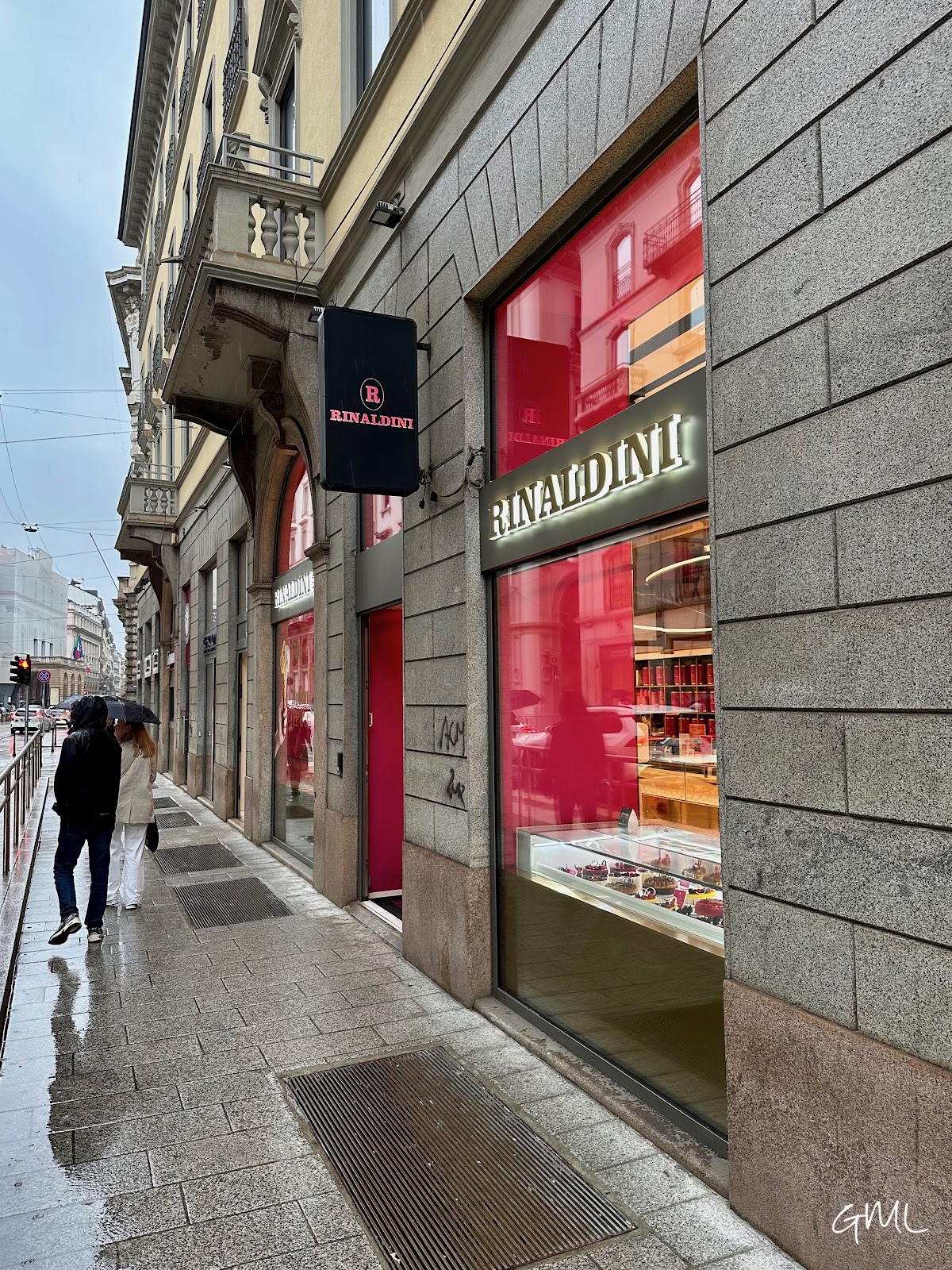 Un dettaglio del banco.