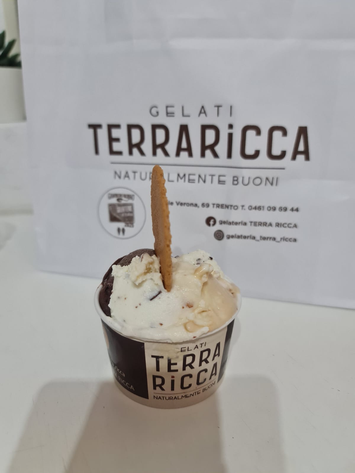 Il gelato della casa.