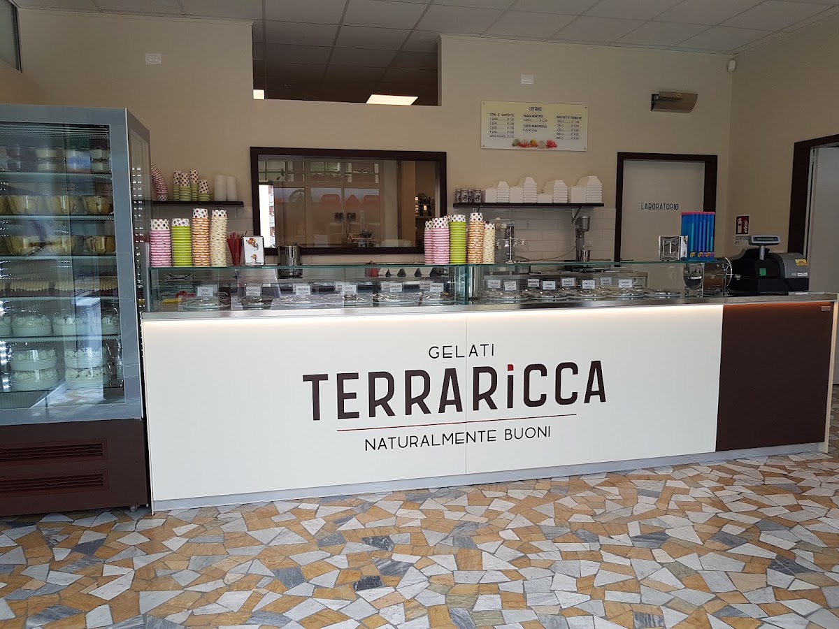 Un dettaglio del banco.