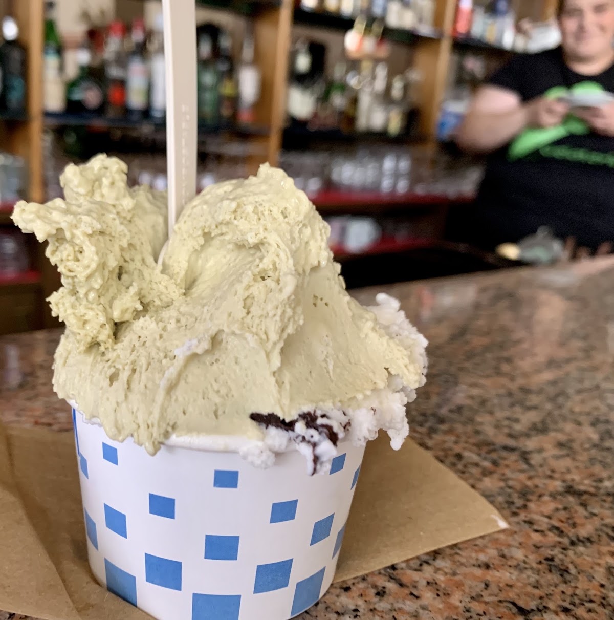 Il gelato della casa.