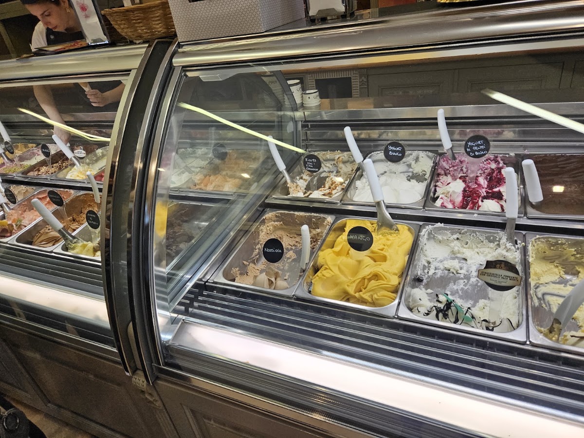 Il gelato servito.
