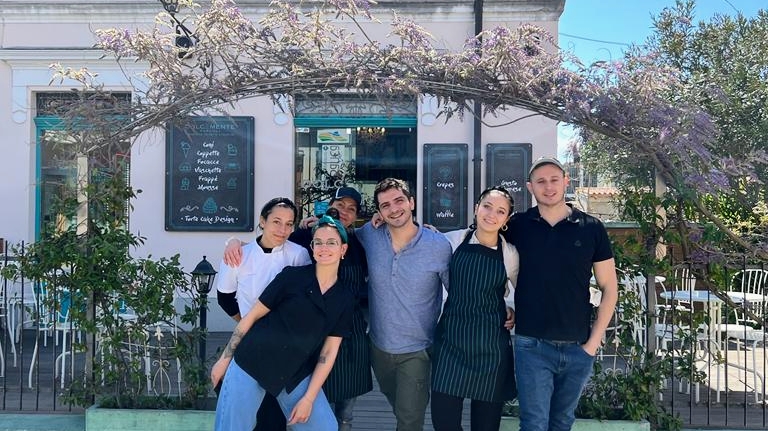 Il gelato servito.