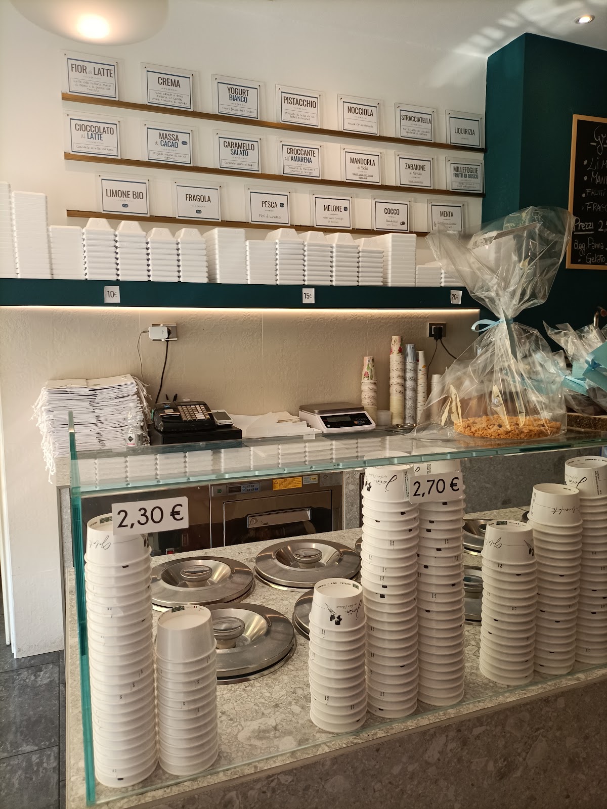 Il locale in servizio.