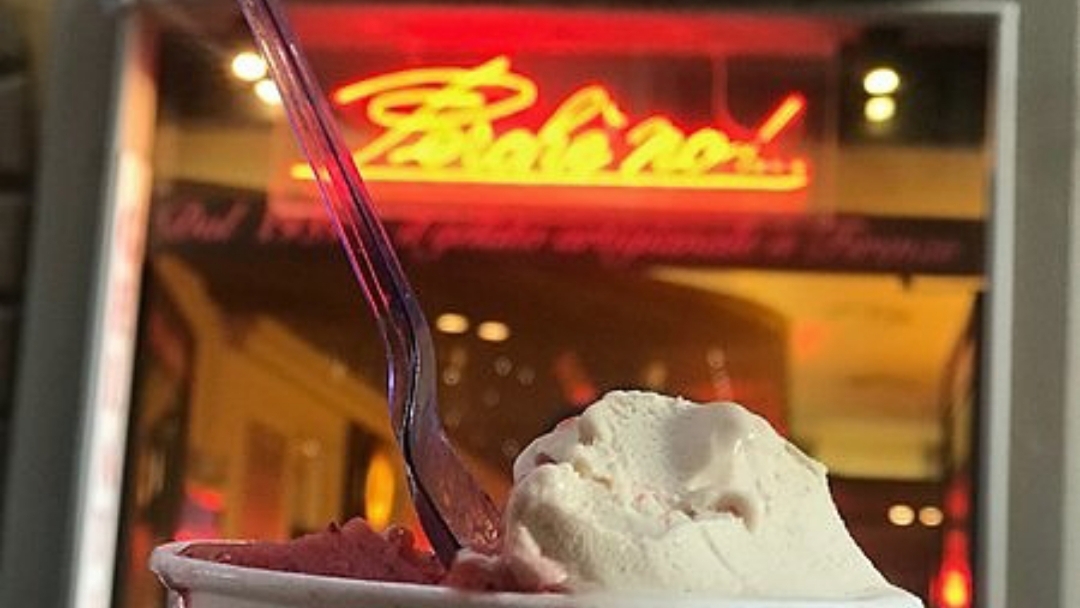 Il gelato servito.