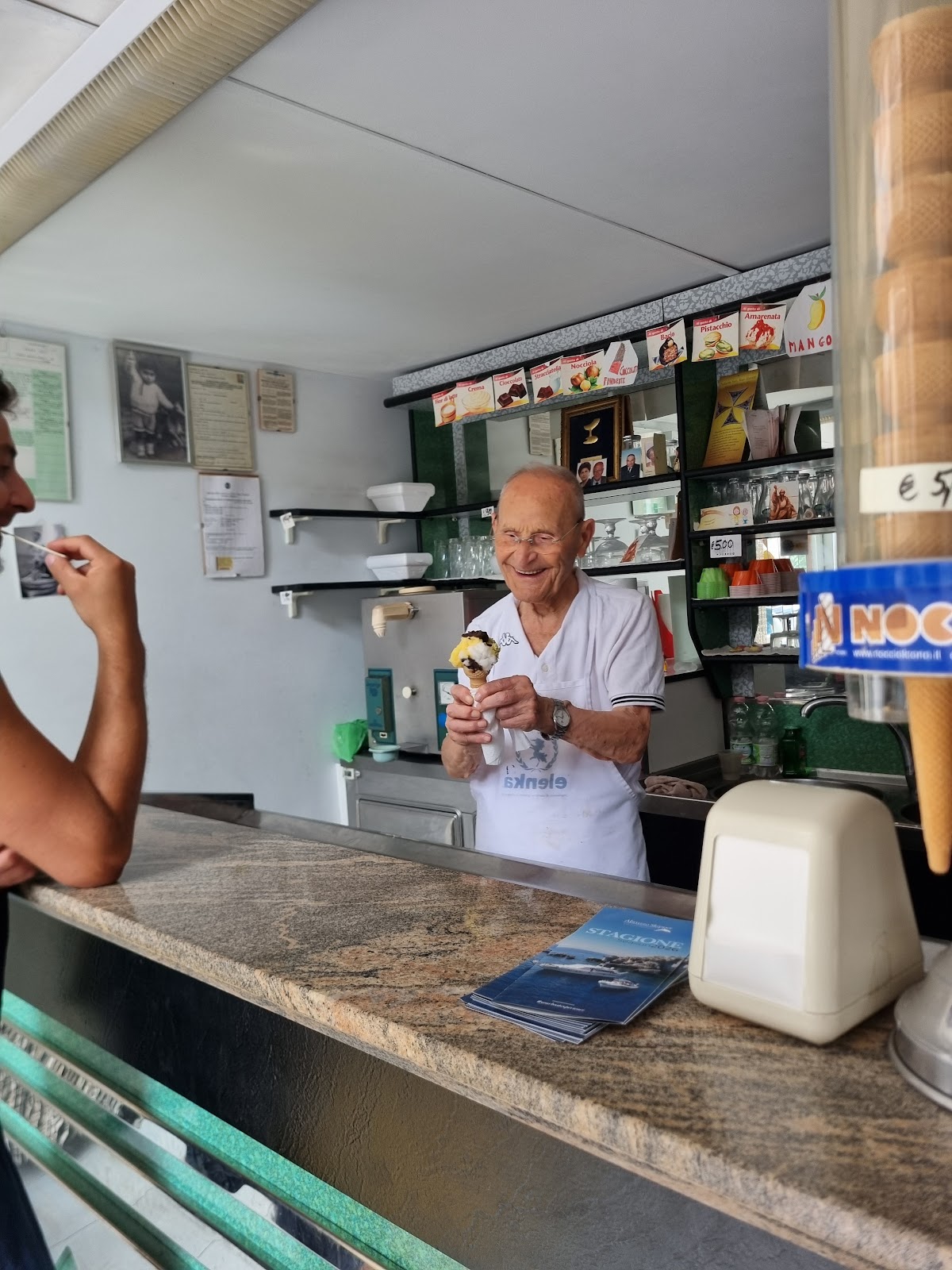 Il gelato della casa.