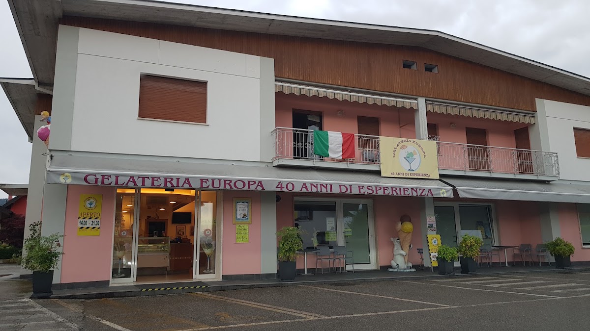 Il gelato servito.