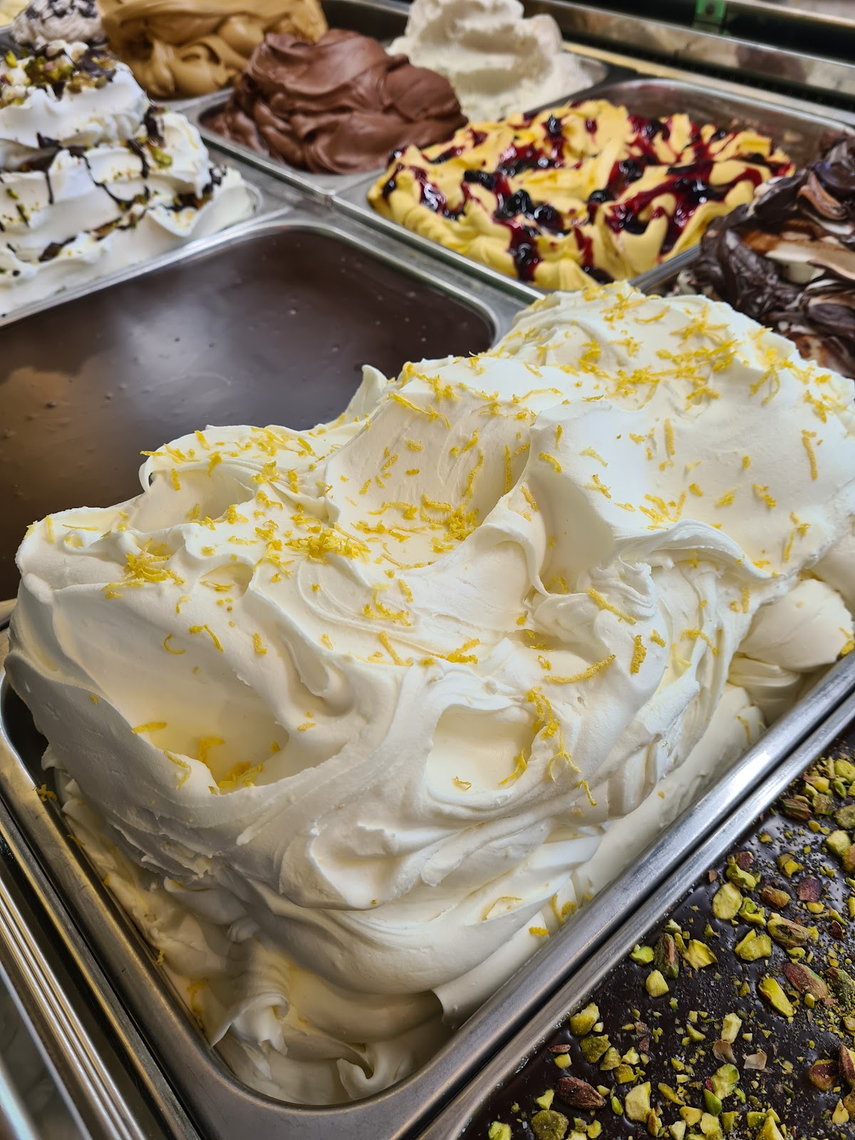 Il gelato servito.