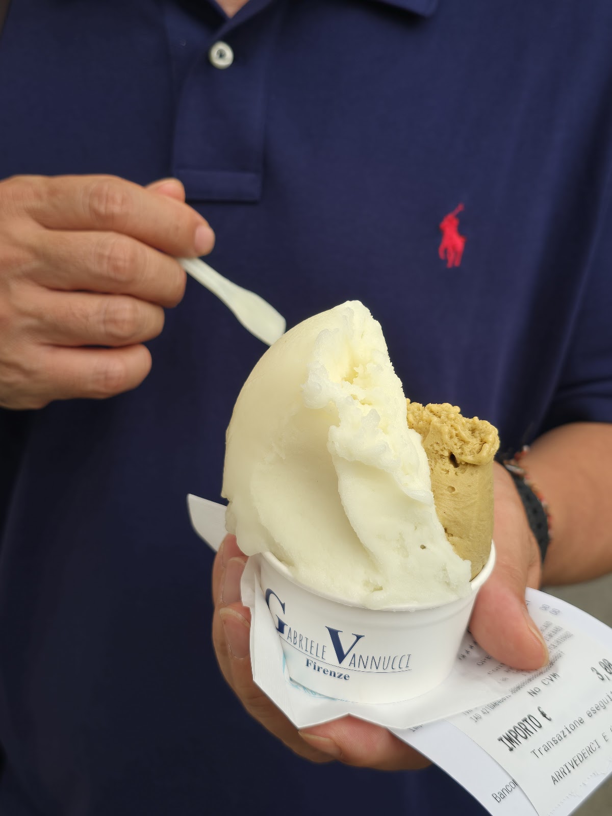 Il gelato della casa.
