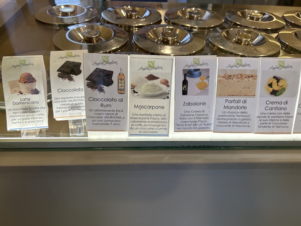 Il gelato servito.