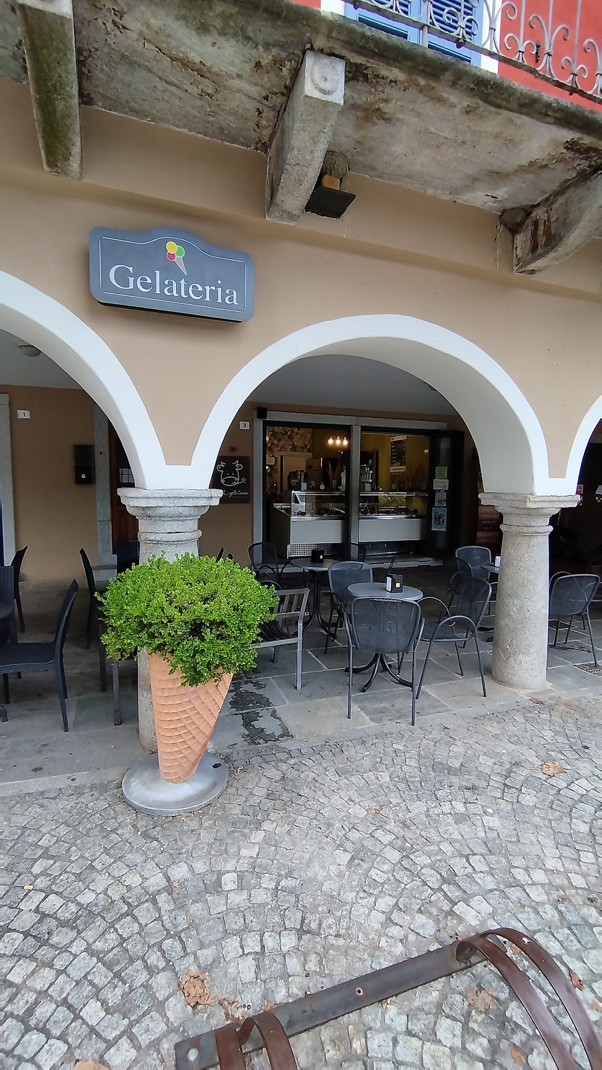 Un dettaglio del banco.