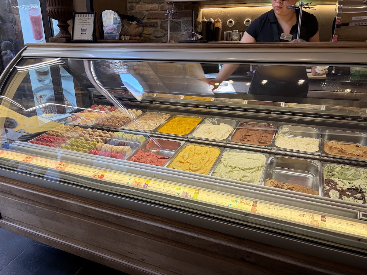 Il gelato servito.