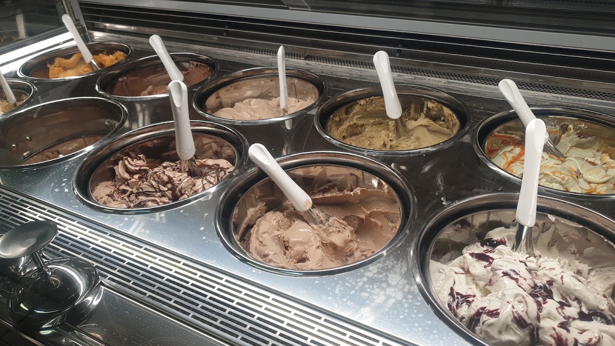 Il gelato servito.