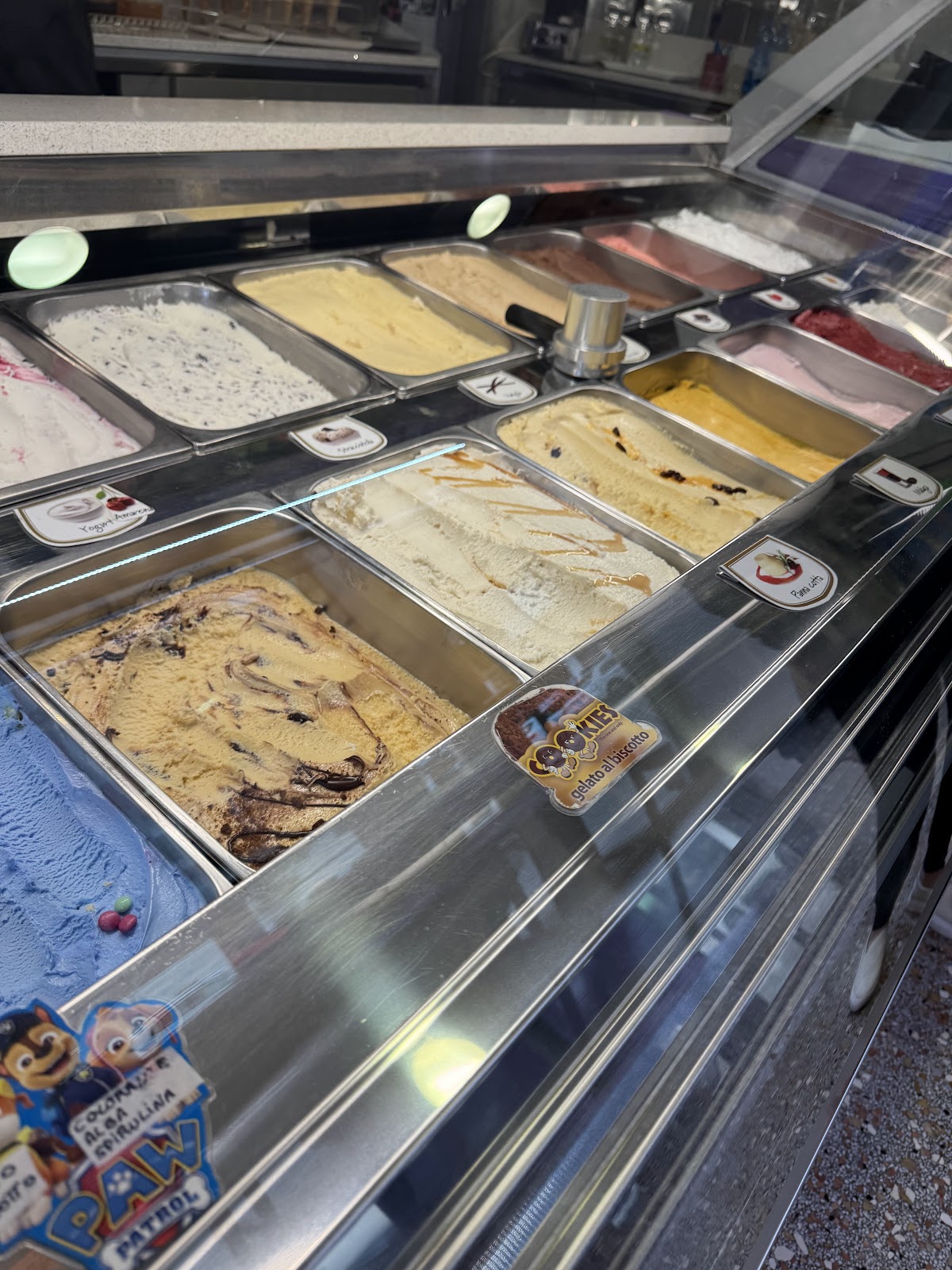 Il gelato servito.