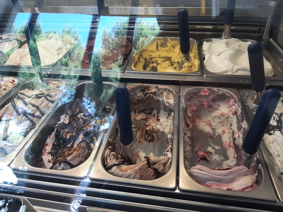Il gelato servito.