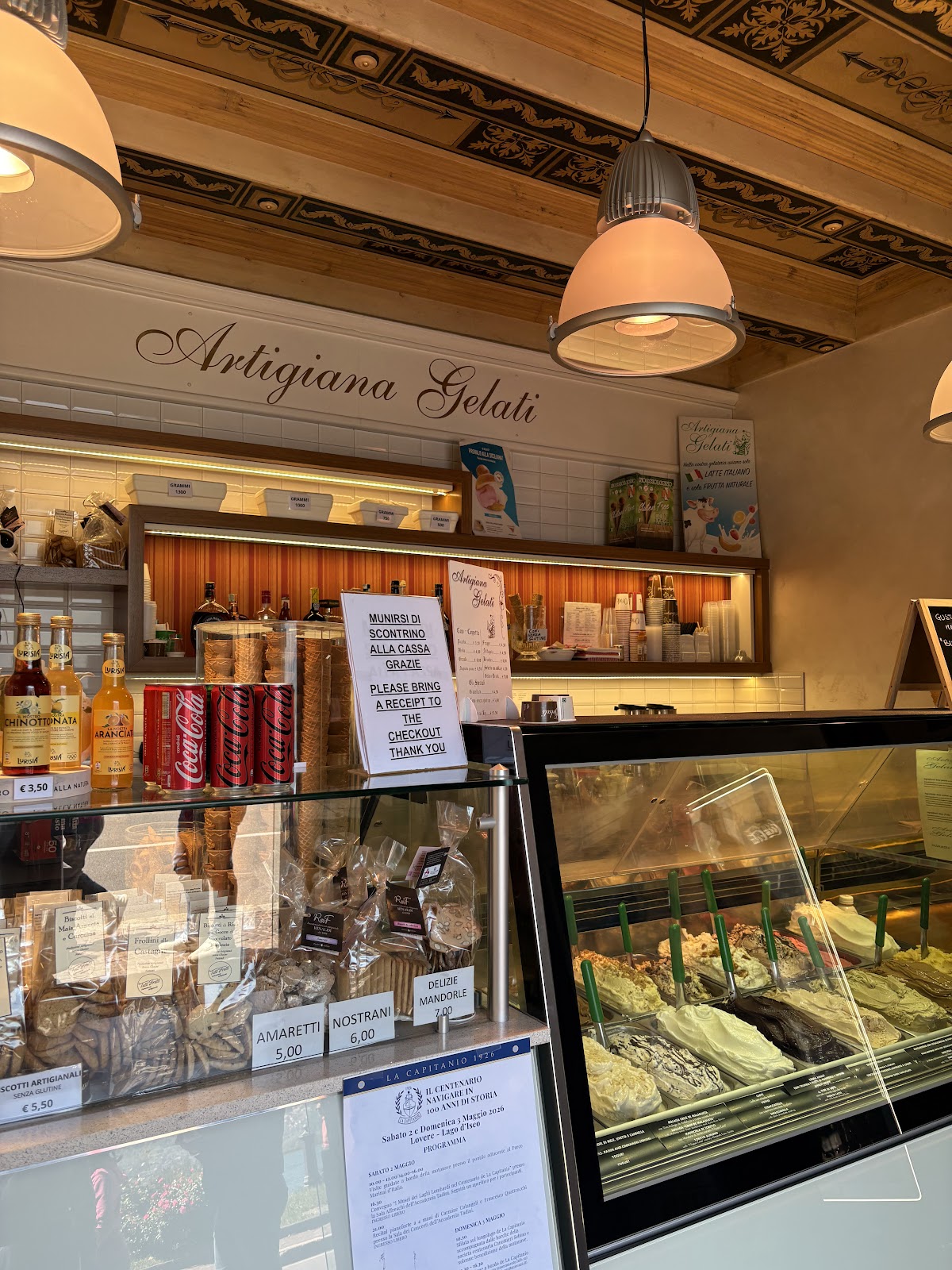 Il gelato della casa.