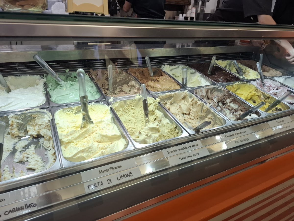 Il gelato servito.