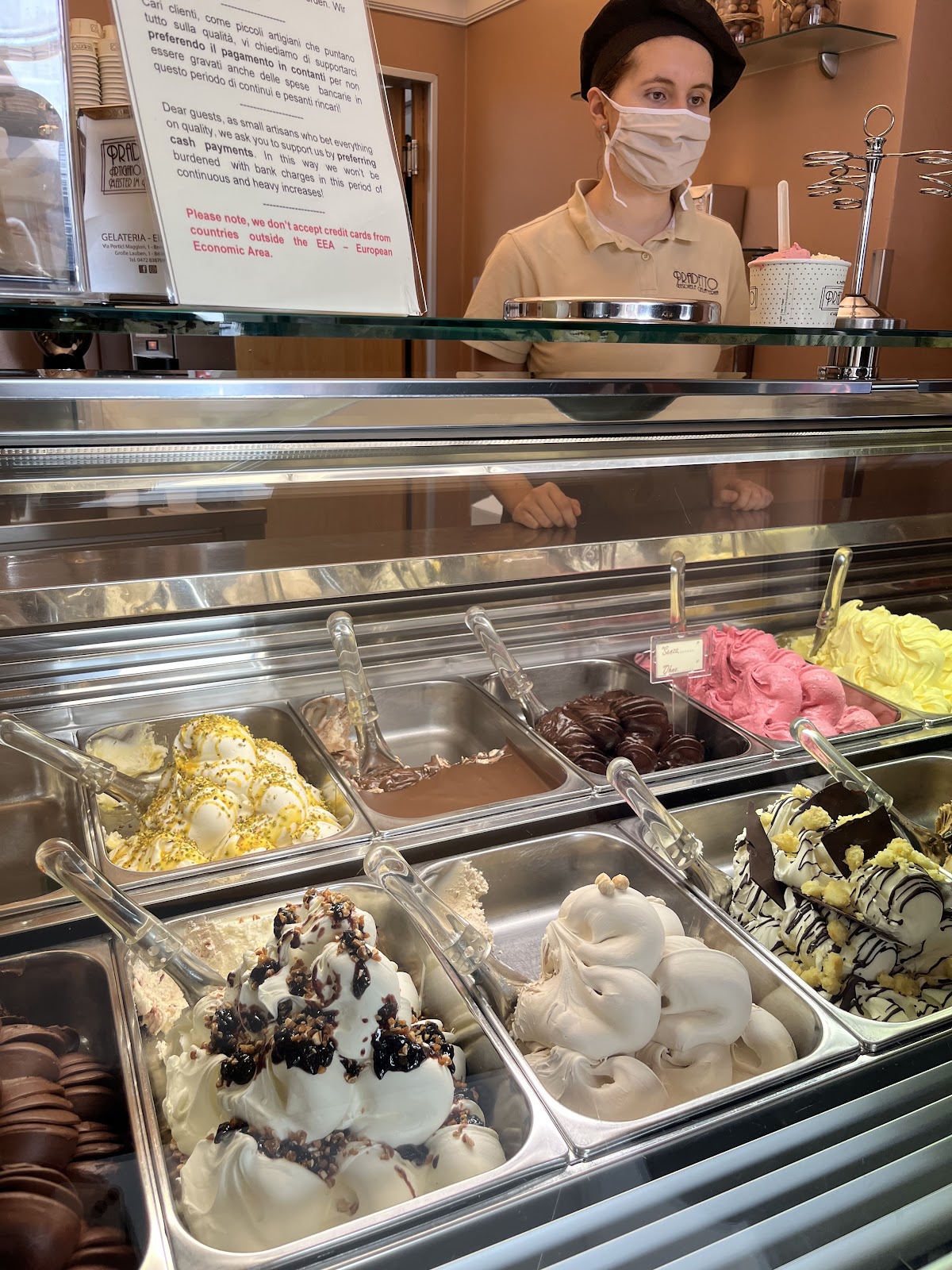 Il gelato della casa.
