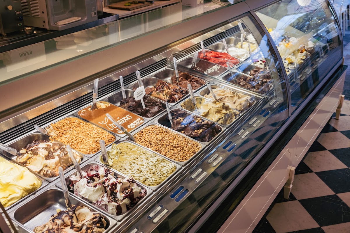 Il gelato servito.