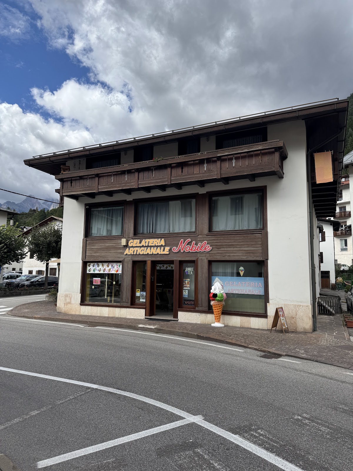 Il gelato della casa.