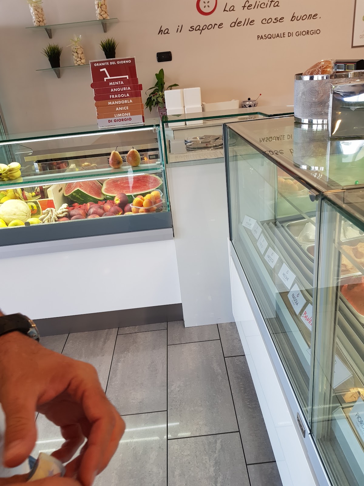 Il gelato della casa.