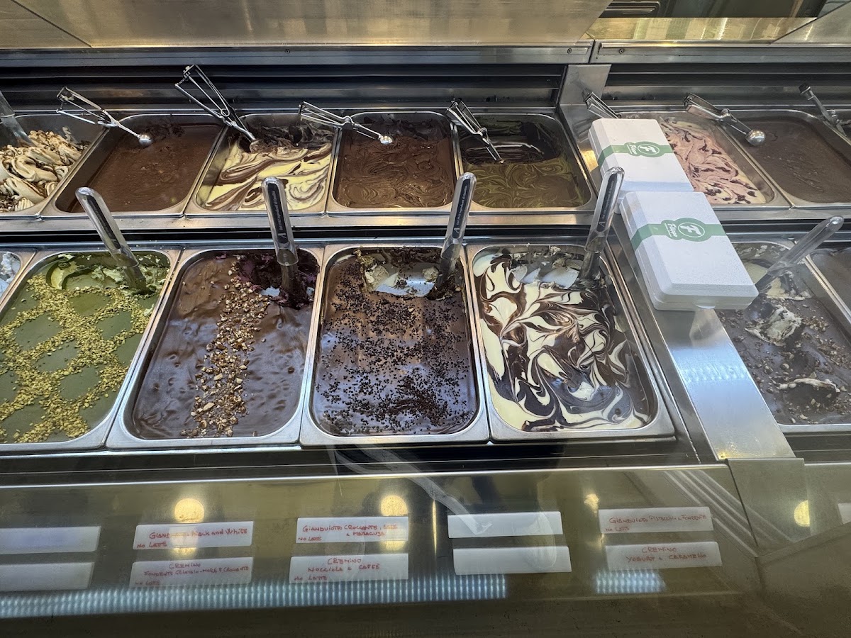 Il gelato servito.