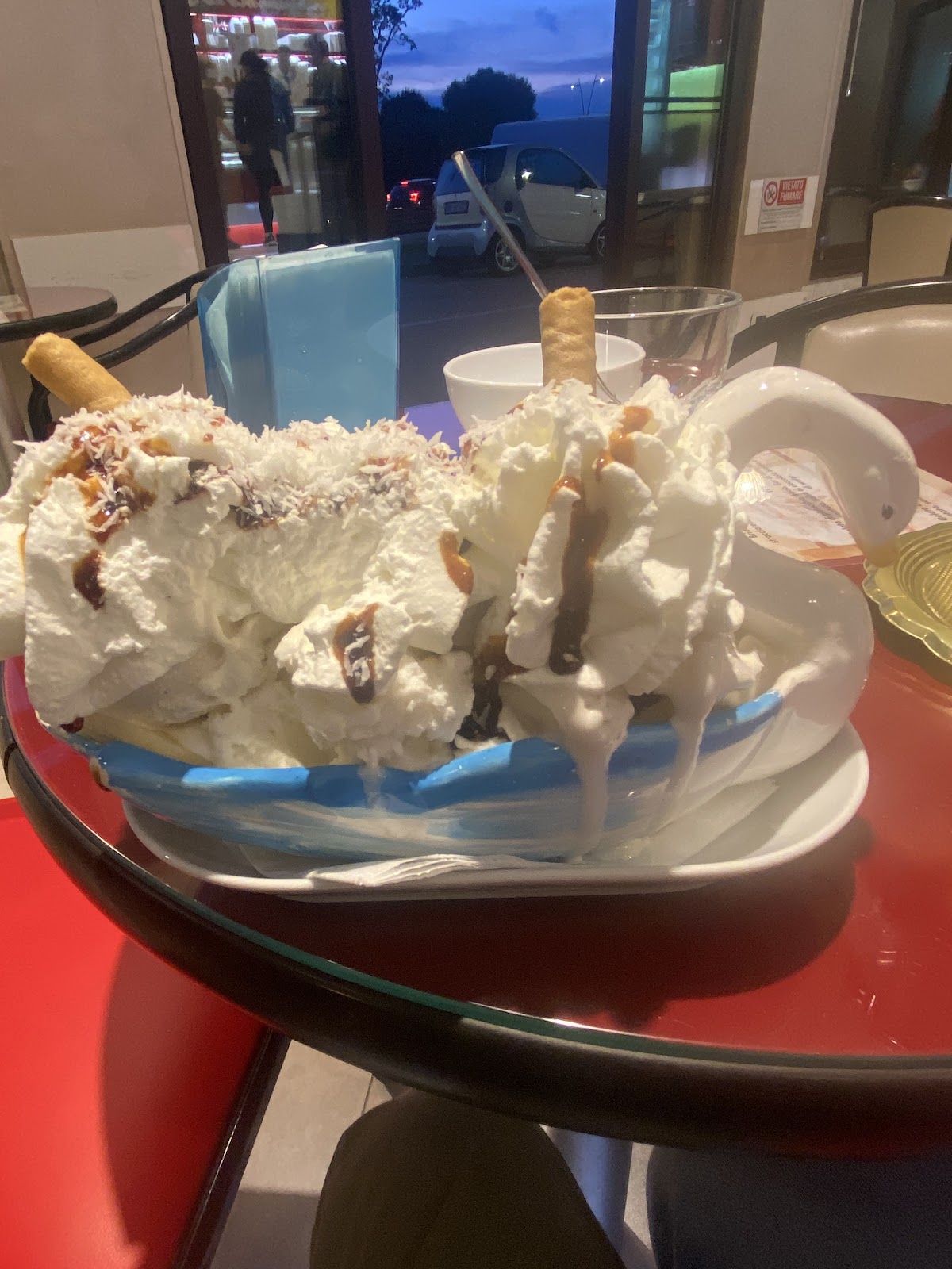 Il locale in servizio.