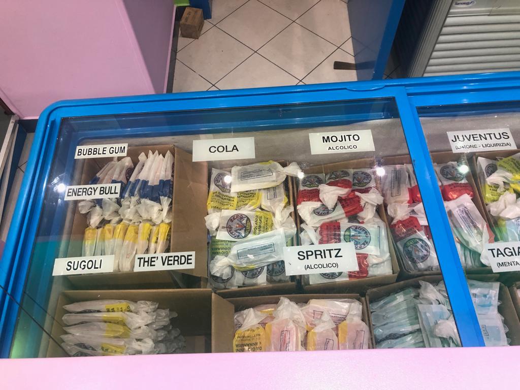 Il locale in servizio.