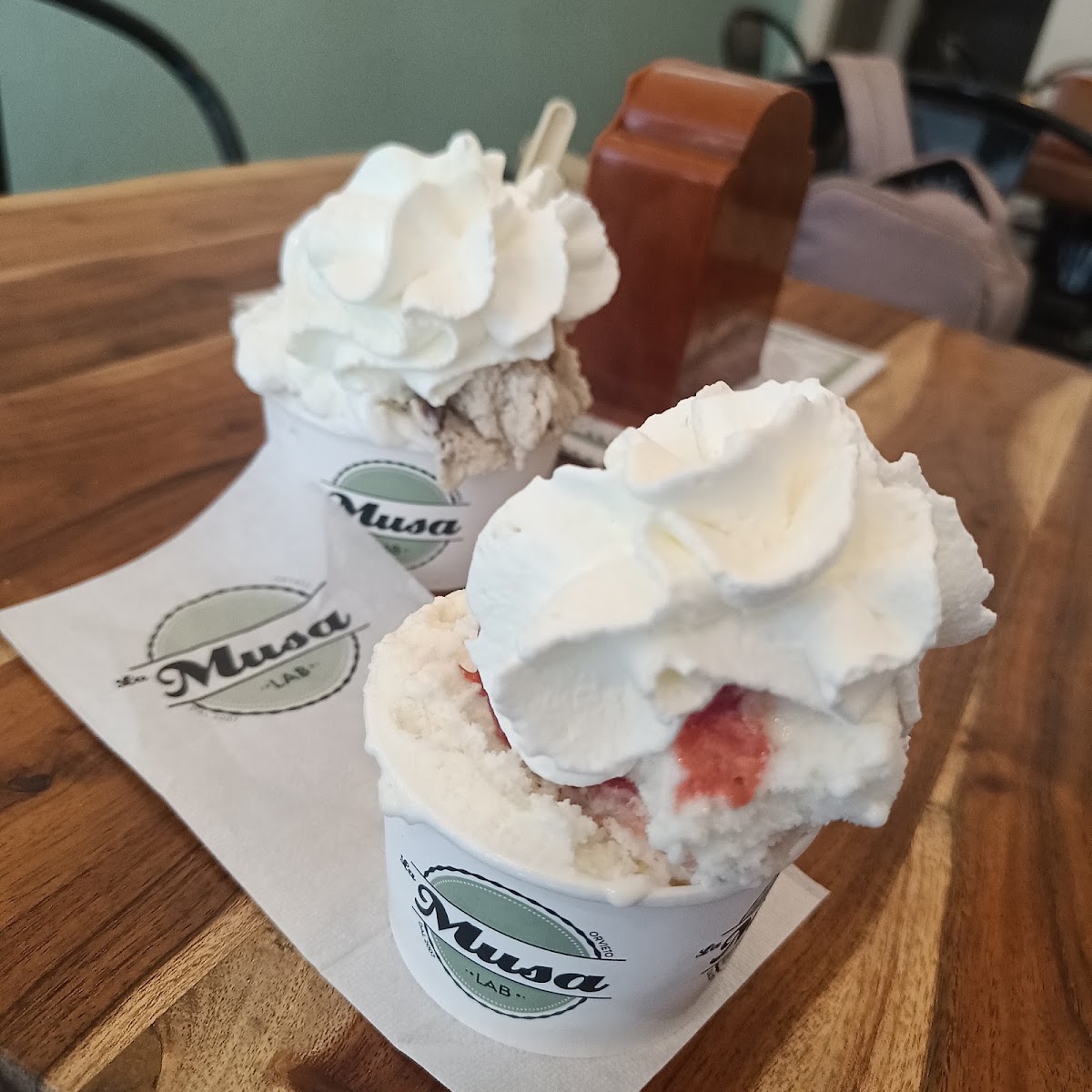 Il gelato della casa.