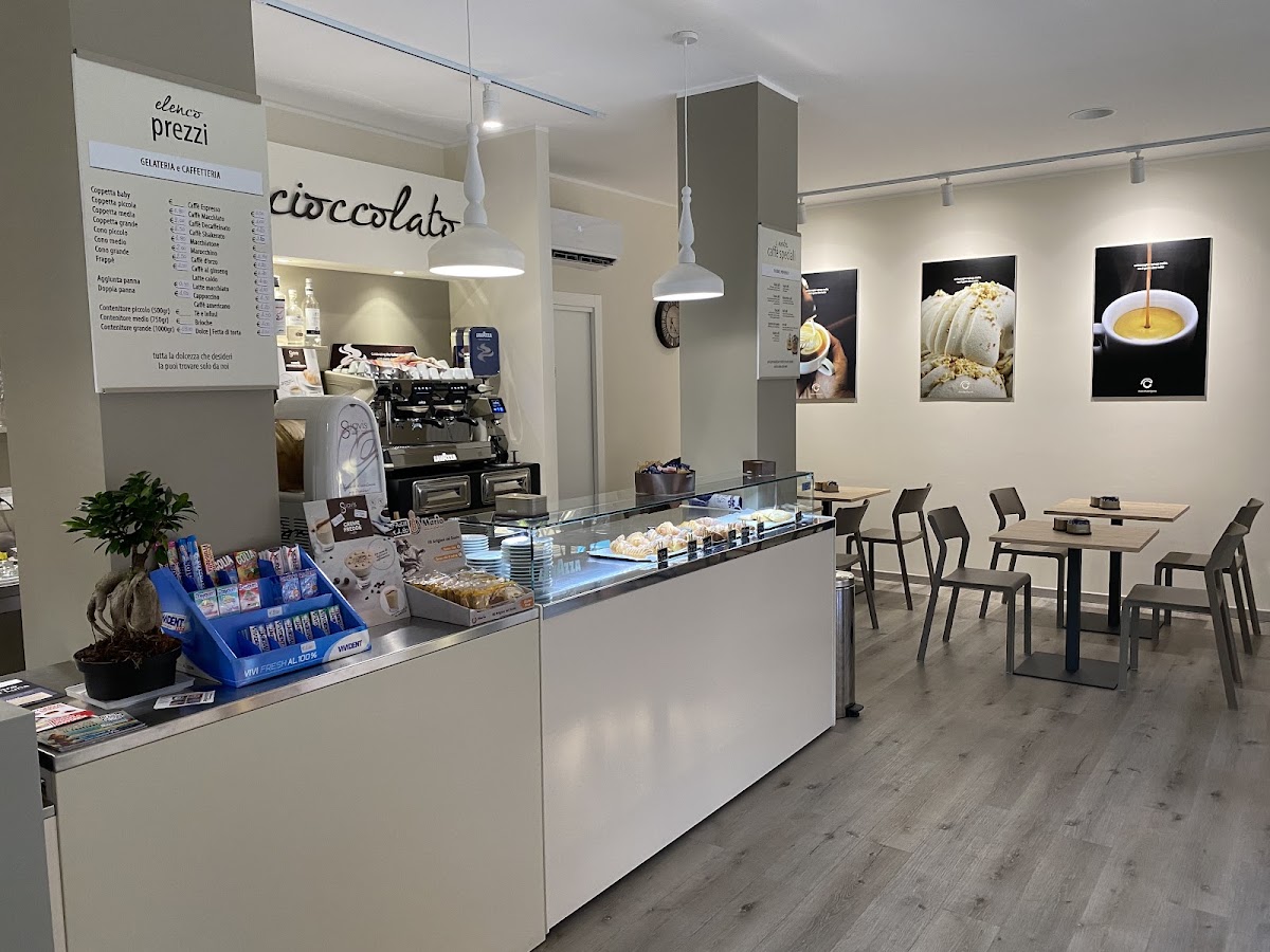 Il gelato servito.