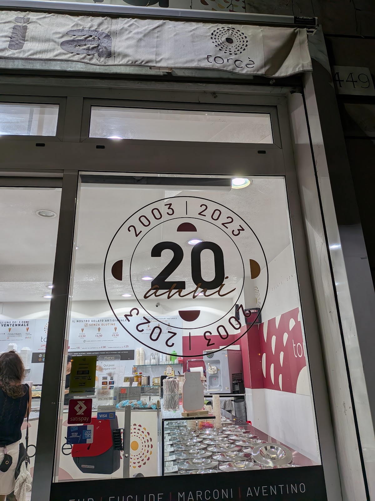 Il locale in servizio.