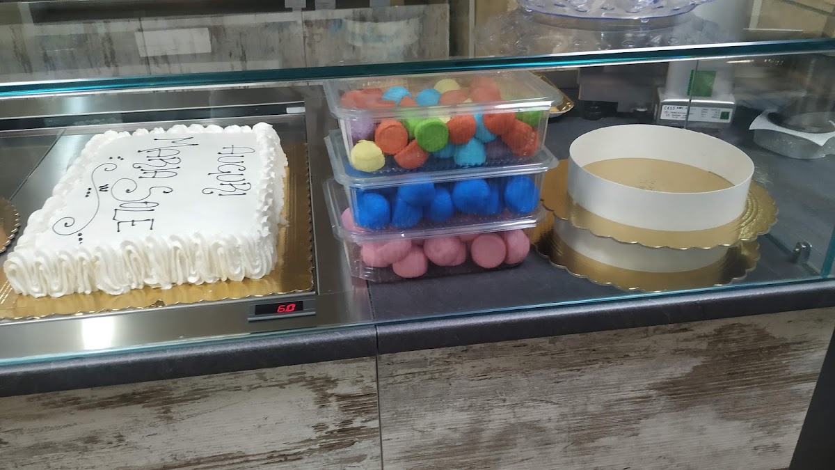 Il gelato servito.