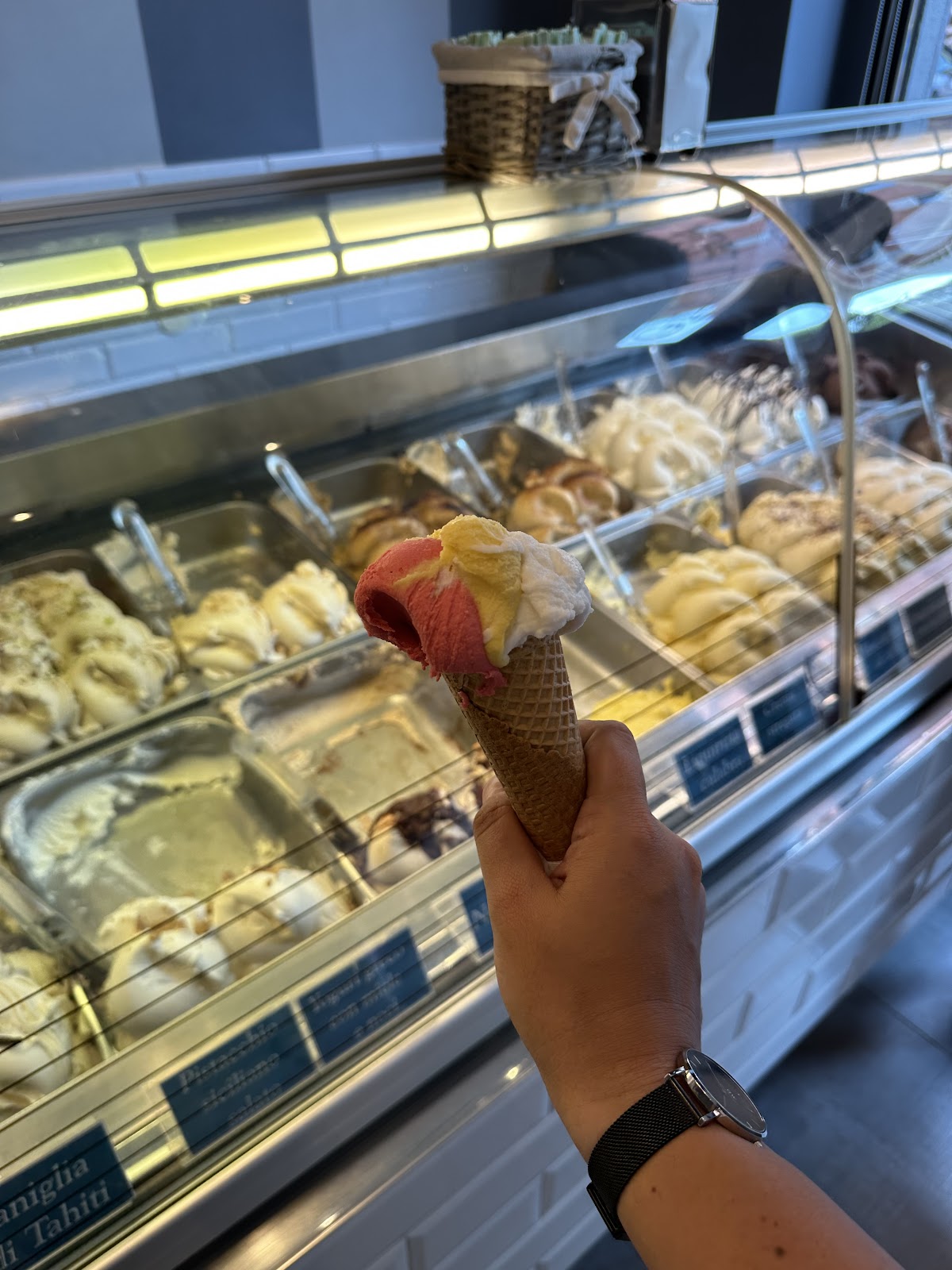 Il locale in servizio.