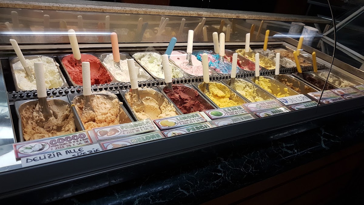 Il gelato servito.